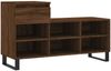 vidaXL Schuhregal Braun Eichen-Optik 102x36x60 cm Holzwerkstoff 831379 Bild 2