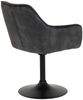 Sesselstuhl Birte - Samtvelour Vintage Anthrazit Bild 3