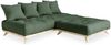 KARUP DESIGN SENZA Futonsofa inkl. 4 Kissen Gestell Natur Matratze Olivgrün Bild 4