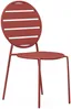 Vente-unique - MONTEFARO Garden dining set Metall Rot - B 55,5 cm x H 87,5 cm x L 46,5 cm Bild 3