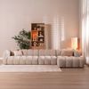 Bronx71 Ecksofa Luca XL Chenille Beige rechts Bild 2