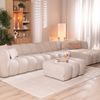 Bronx71 Ecksofa Luca XL Chenille Beige rechts Bild 5