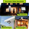 Clanmacy LED Flutlichtstrahler LED Fluter mit Bewegungsmelder 4X 10W Außenleuchte Kaltweiß Spotlight Bild 3