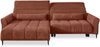 Wohnlandschaft >Wolve< elektr. Sitsverstellung, 2 Kissen, Cord rost - 277x108x179cm (BxHxT) Bild 2