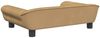 vidaXL Hundebett Braun 70x48x22 cm Samt Bild 5