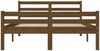 vidaXL Massivholzbett Honigbraun 135x190 cm 4FT6 Double [814797] Bild 5