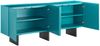 KAWOLA Sideboard LYNN 4 Türen lackiert petrol 75 x 40 x 180 cm Bild 5