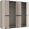 Kleiderschrank Venedig / Vodol, Holzwerkstoff, Beige, 240 x 214 x 63 cm Bild 5