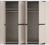 Kleiderschrank Venedig / Vodol, Holzwerkstoff, Beige, 240 x 214 x 63 cm Bild 4