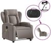 vidaXL Massagesessel Elektrisch Taupe Stoff 3204478 Bild 5