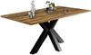 Esszimmertisch Elda 2 160 x 90 x 75 Esstisch Schwarzstahl/Plankeneiche 13519-160 Bild 2