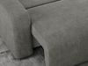 Ecksofa L-form, mit Schlaffunktion und Bettkasten - ARGOS, Grau, Stoff Bild 3