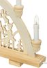 SIKORA Schwibbogen LB10-7 Lichterbogen GUTE STUBE mit Spinnfrau Bergmann Motiv 57 cm, Innen Deko mit LED Beleuchtung und klassischem Weihnachtsmotiv Bild 3