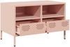 vidaXL TV-Schrank Rosa 68x39x43,5 cm Kaltgewalzter Stahl 851317 Bild 4