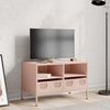 vidaXL TV-Schrank Rosa 68x39x43,5 cm Kaltgewalzter Stahl 851317 Bild 3