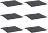 vidaXL Gartenstuhl-Kissen 6 Stk. Anthrazit 50x50x3 cm Oxford-Gewebe 314039 Bild 3
