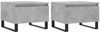 vidaXL Couchtische 2 Stk. Betongrau 50x46x35 cm Holzwerkstoff 830885 Bild 2