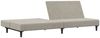 vidaXL Schlafsofa 2-Sitzer Hellgrau Samt 375732 Bild 4