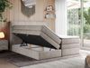 Boxspringbett, Polsterbett, Bett, Schlafzimmer - ERNI-KING - 140x200cm - Beige Stoff - H3 Bild 2