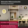 Paulmann 71178 LED Deckenleuchte Volea 32cm 3000K dimmbar Schwarz Gold IP44 Bild 2