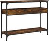 vidaXL Konsolentisch mit Ablage Räuchereiche 100x29x75cm Holzwerkstoff 837719 Bild 2