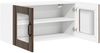 vidaXL Wandglas-Schrank PORTO Braun Eichen-Optik 80 x 31 x 40 cm 885302 Bild 5
