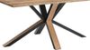 Esstisch Baumkante massiv Akazie natur 140 x 80 Metall Spider-Gestell schwarz außen Holz MIAMI 137801294 Bild 4