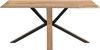 Esstisch Baumkante massiv Akazie natur 140 x 80 Metall Spider-Gestell schwarz außen Holz MIAMI 137801294 Bild 5