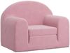 vidaXL Schlafsofa für Kinder Rosa Weich Plüsch 357021 Bild 2