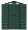 vidaXL Gerätehaus Grün 191x640x198 cm Verzinkter Stahl 3188237 Bild 4