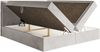 Selsey 'Softie' Boxspringbett 160x200 cm mit Topper und Stauraum, Velours wasserabweisend, Hellgrau Bild 4