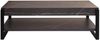 TV-Rack HWC-L53, Fernsehtisch Lowboard TV-Tisch, Metall 42x120x44cm ~ Marmor-Optik grau Bild 5