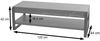 TV-Rack HWC-L53, Fernsehtisch Lowboard TV-Tisch, Metall 42x120x44cm ~ Marmor-Optik grau Bild 3