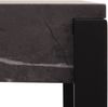 TV-Rack HWC-L53, Fernsehtisch Lowboard TV-Tisch, Metall 42x120x44cm ~ Marmor-Optik grau Bild 4