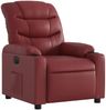 vidaXL Relaxsessel Elektrisch Weinrot Kunstleder 3206589 Bild 4