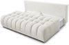 Sofa 3-Sitzer mit Schlaffunktion NINA Stoff Soft Weiß Bild 5