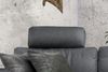 KAWOLA Sofa LOLA Ecksofa XL Leder grau mit motorischer Relaxfunktion Recamiere links 84 x 178 x 304 cm Bild 5