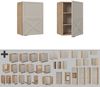 Hängeschrank Fame-Line GrauBeige 50 cm Vicco Bild 5