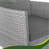 Gardlov Gartenlounge-Set Rattan-Gartenmöbel Glastisch, (Spar-Set, 4-tlg, wetterbeständige Möbel), bestehend aus 2 Sesseln, Zweisitzer-Sofa und Tisch mit Glasplatte Bild 4