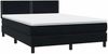 vidaXL Boxspringbett mit Matratze Schwarz 160x210 cm Samt 3316121 Bild 4