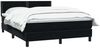 vidaXL Boxspringbett mit Matratze Schwarz 160x210 cm Samt 3316121 Bild 3