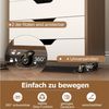COSTWAY Rollcontainer, mit 7 Schubladen Aktenschrank mit Rädern Bild 3