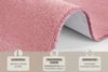 Kurzflor Teppich Nasty - 67x120x0,8cm Bild 2