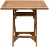Teak Klapptisch Rovigi 75 x 80 x 80 cm Bild 2