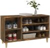vidaXL Schuhregal Räuchereiche 102x36x60 cm Holzwerkstoff 819745 Bild 4
