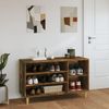vidaXL Schuhregal Räuchereiche 102x36x60 cm Holzwerkstoff 819745 Bild 3