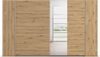 rauch Kleiderschrank, Dreh- und Schwebetürenschrank KRONACH, 4-türig, 2 Spiegeltüren teilaufgelegt, Eiche Artisan, 311 x 210 x 59 cm Bild 2