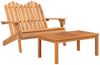 vidaXL 2-tlg. Garten-Lounge-Set Adirondack Massivholz Akazie 360041 Bild 2