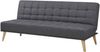Schlafsofa Pukkila 180x86x81 cm Textil Dunkelgrau [en. casa] Bild 2