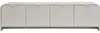 Vente-unique - ORALINO TV unit Holz, Platte Beige - B 40 cm x H 50 cm x L 180 cm Bild 2